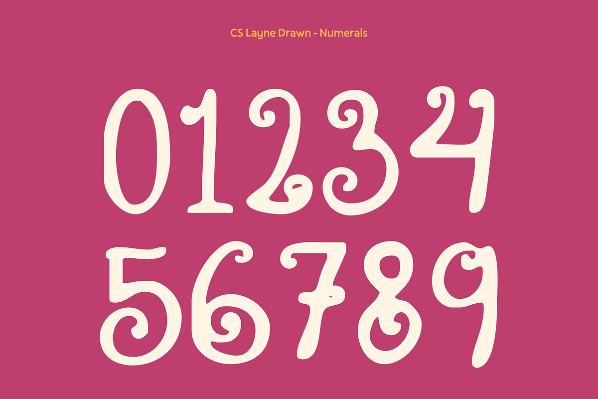 CS Layne Drawn, a Sans Serif Font by Craft Supply Co. (Photo 4 of 8)