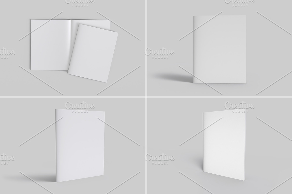 Magazine Mockup US Letter 12 views, a Books & Magazine Mockup by Illusiongraphic (Photo 16 of 16)