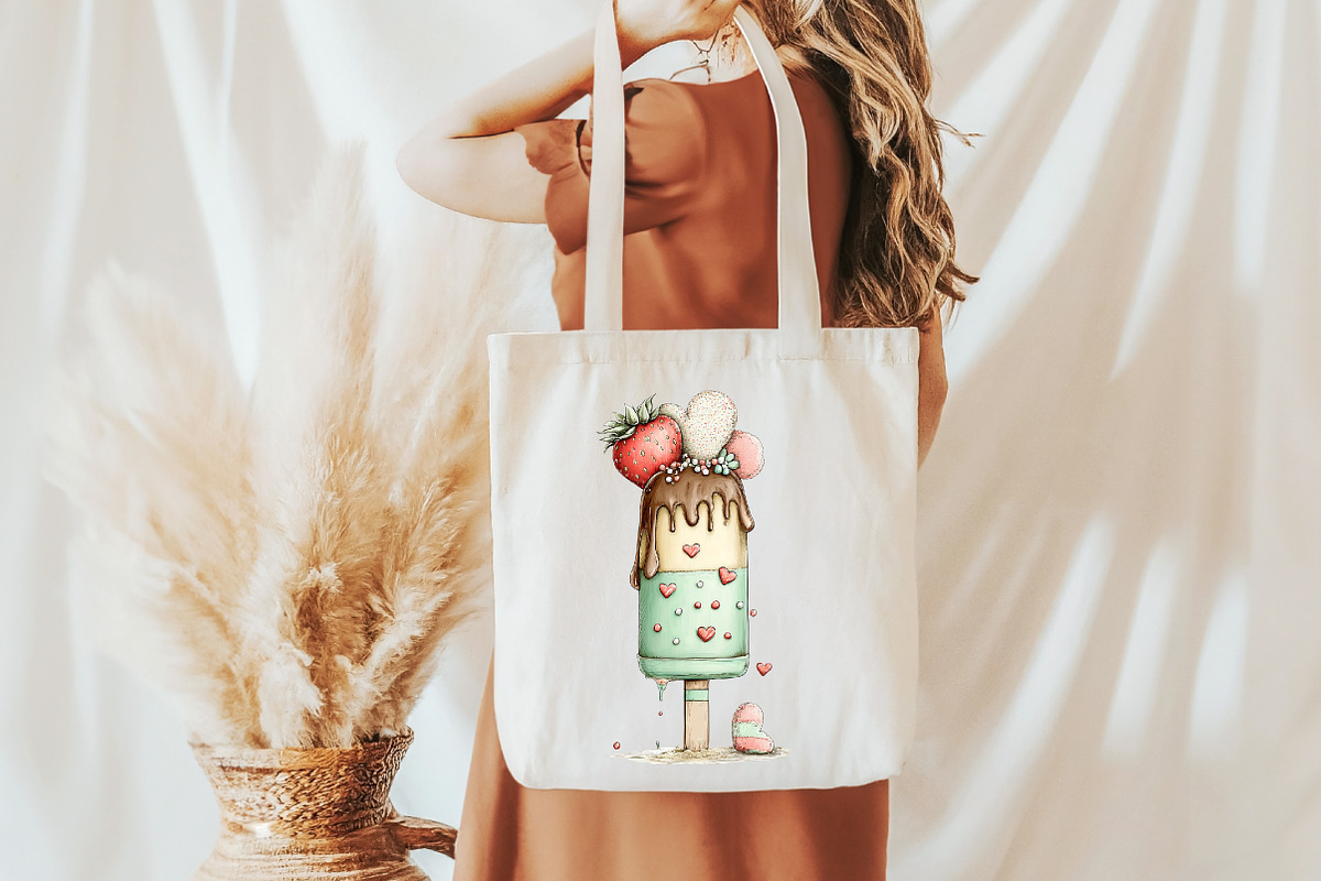 Whimsical Cold Summer Beach Ice Pop, an Illustration by Designworld (Photo 7 of 7)