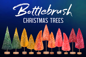 BOTTLEBRUSH CHRISTMAS TREES Pack