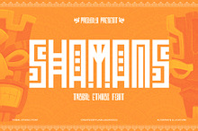 Shamans - Ethnic Decorative  Font