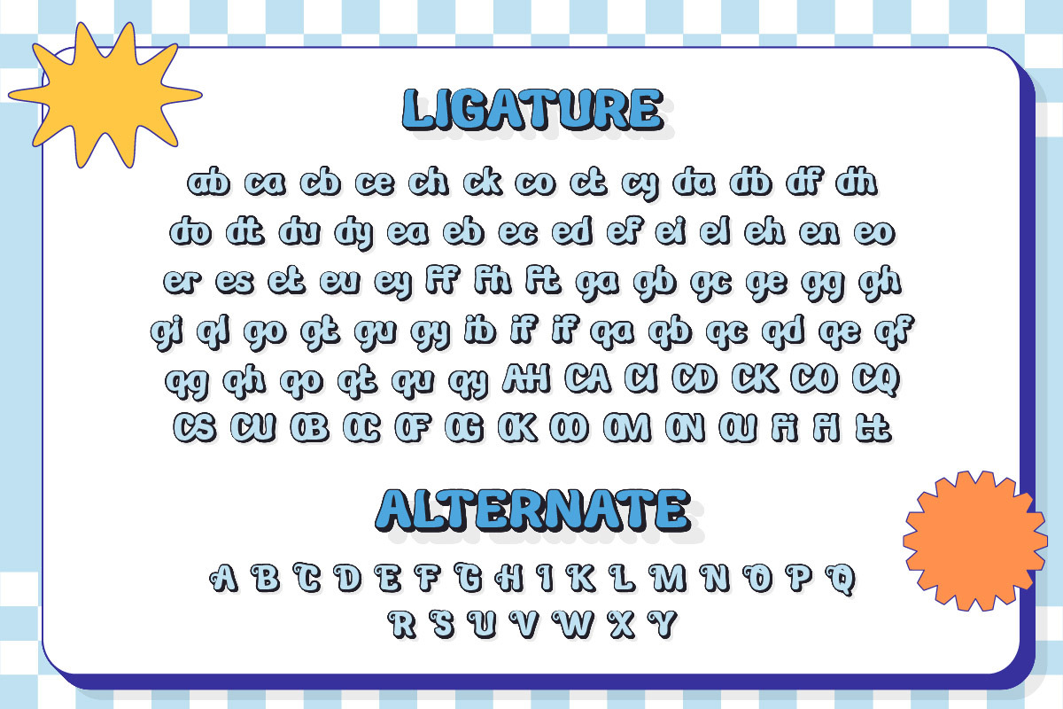 Zeoy - Retro Display Font, a Handwritten Font by trabaskriya (Photo 6 of 8)