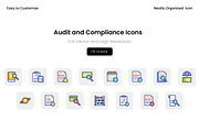 Audit and Compliance Icons, an Icon by Wencory (Thumbnail 1 of 2)