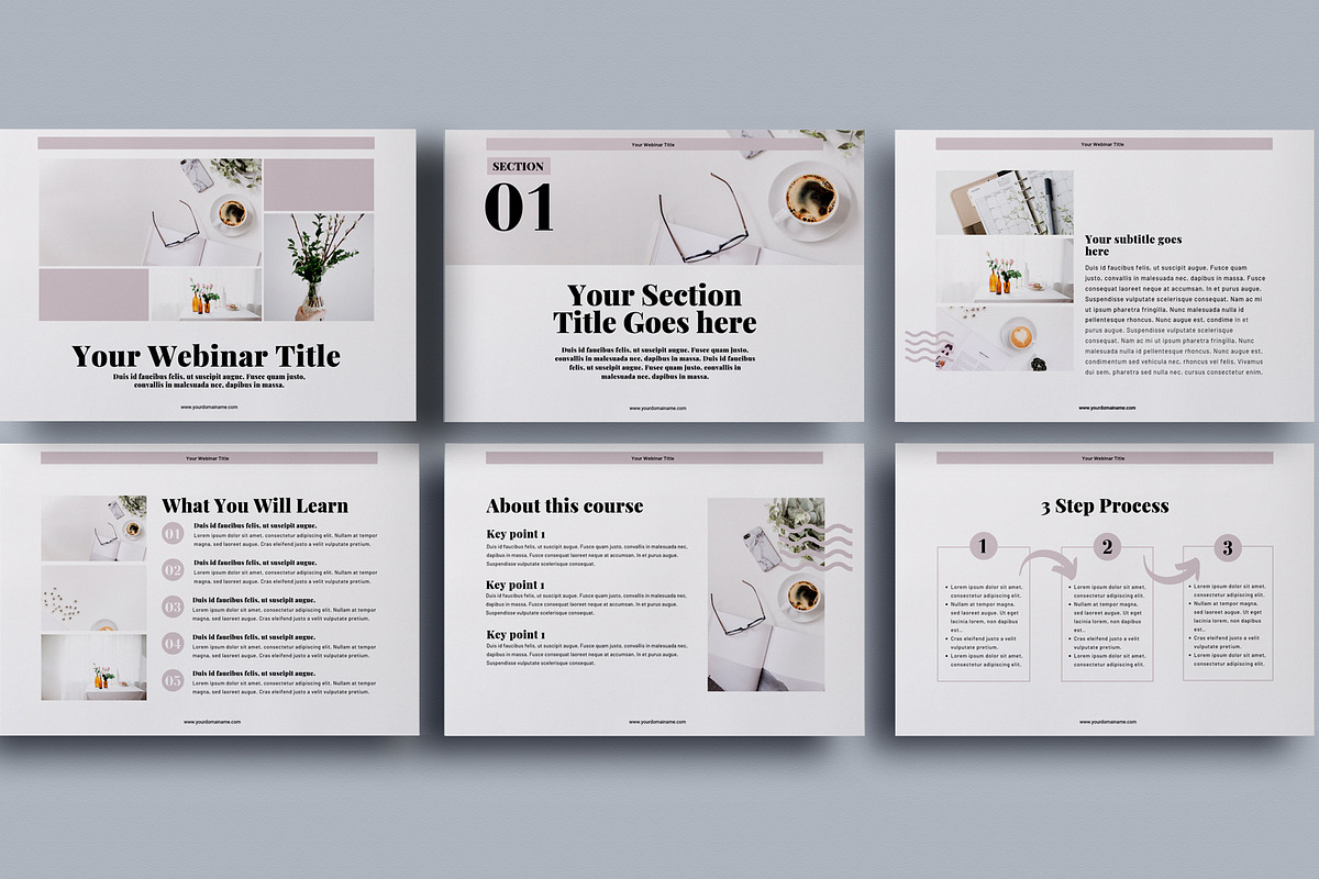 Webinar Slide Deck Canva Template, a Presentation Template by 3.14&Co