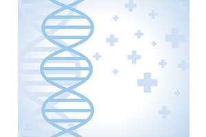 health background with dna, a Healthcare Illustration by studiogstock