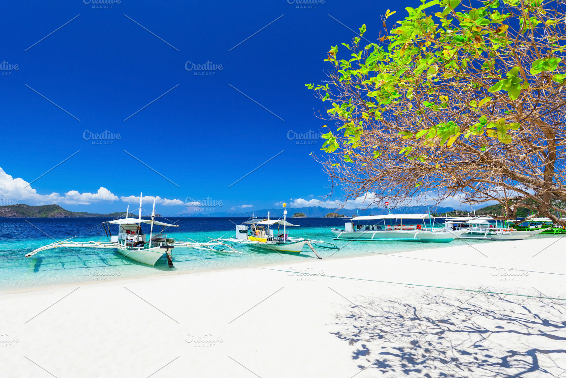 Boats on beach, a Photo by saiko3p
