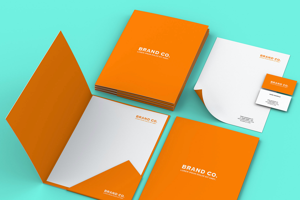 Stationery / Branding Mock-Up, a Stationery Template by LESZ Design (Photo 3 of 3)