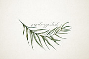Watercolor & Gold Leaf Branch, a Decorative Illustration by Papatongartist (Thumbnail 12 of 12)