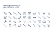 Music Instruments icon set, an Icon by Icongeek26 (Thumbnail 5 of 6)