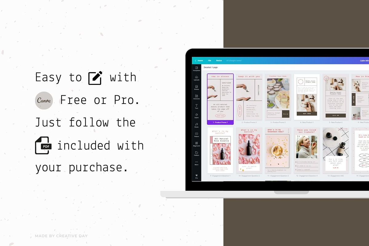 Cadre Minimal Chic Instagram Stories, a Social Media Template by Creative Day (Photo 7 of 7)