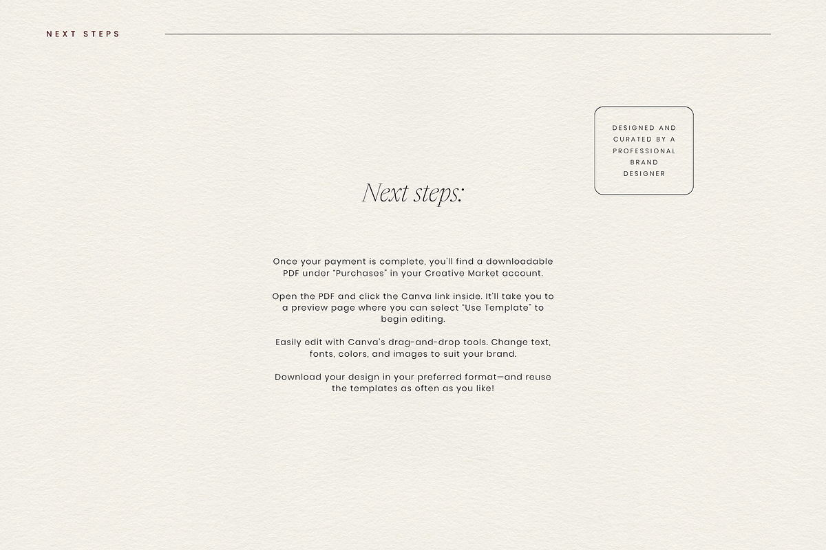 Premade Skincare Brand Kit for Canva, a Branding & Logo Template by Ederra Design (Photo 16 of 16)