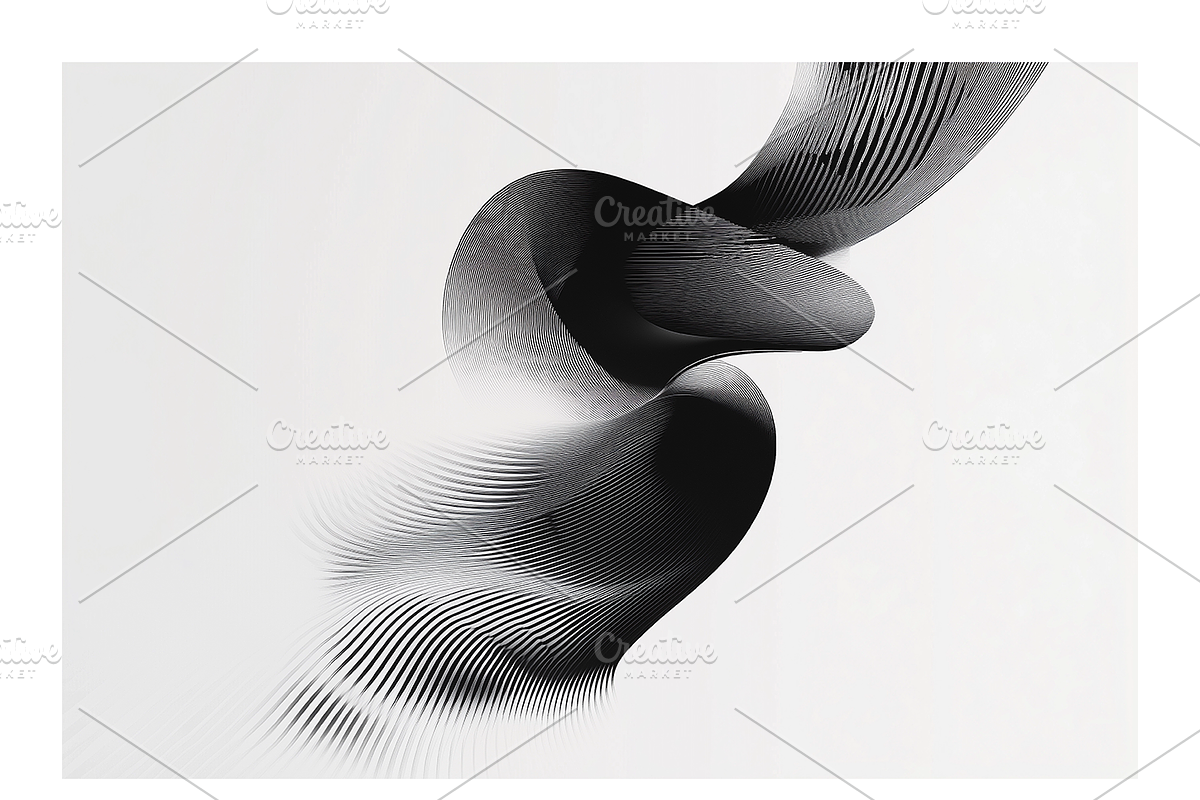 Miba Co · B&W Abstract Minimalism, a Texture Illustration by milatovar (Photo 12 of 20)