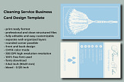 Cleaning Service Business Card, a Business Card Template by Kseniya-Omega (Thumbnail 1 of 5)