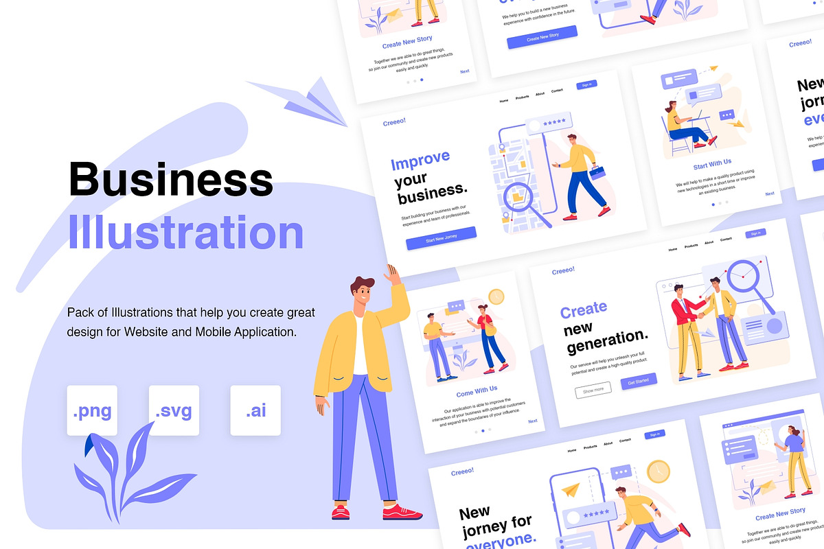 Vector Illustration Constructor, a Templates & Theme by GraphicCo (Photo 1 of 6)