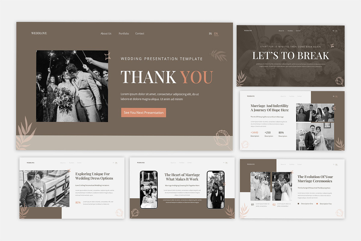 Weddlove - Powerpoint Template, a Presentation Template by casanovastudio (Photo 3 of 3)