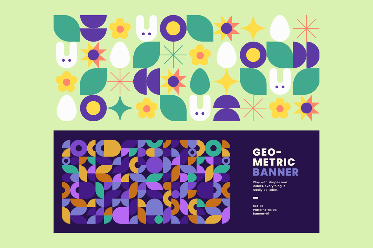 Geometric Pattern Compositions, a Decorative Illustration by Léo Alexandre (Photo 12 of 25)