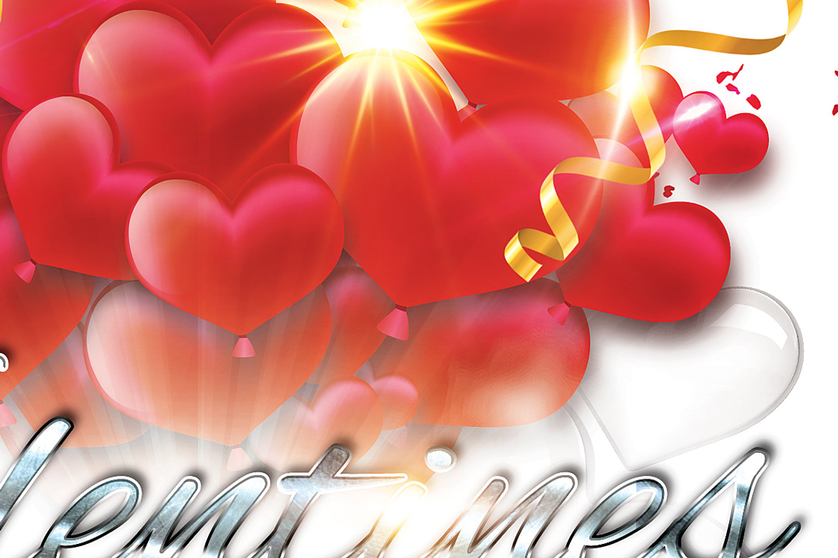 Valentines Day, a Flyer Template by tmcom (Photo 2 of 2)
