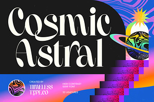 Cosmic Astral High Contrast Serif, a Serif Font by timelesstype.co