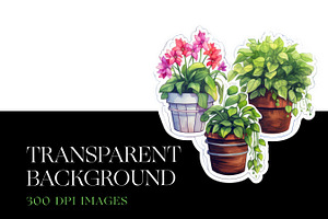 Garden Clipart, Flower Garden Animal