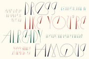 Soviet retro typeface, a Font by Anna Zakharchenko (Thumbnail 5 of 14)