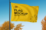 Flag Mockup, a Product Mockup by mockupbuys (Thumbnail 10 of 17)