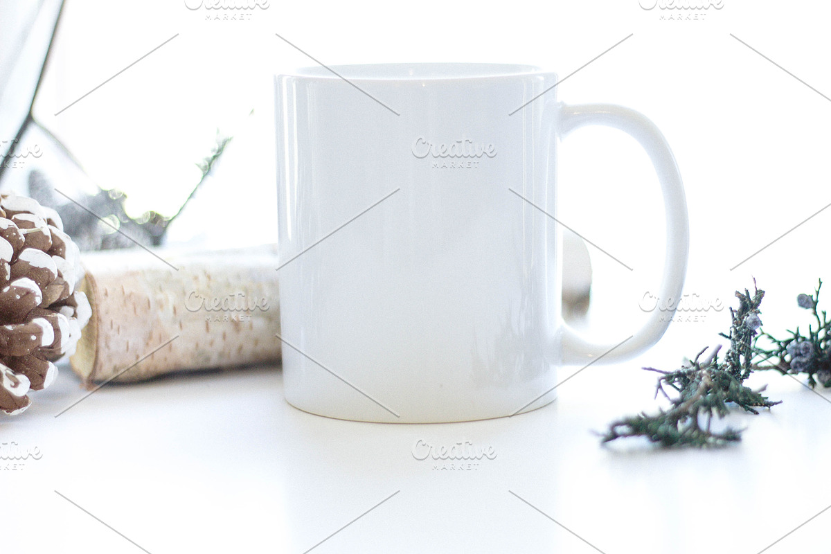 Winter Mug Mock Up Set 1, a Product Mockup by Paisley Barn Design (Photo 4 of 5)