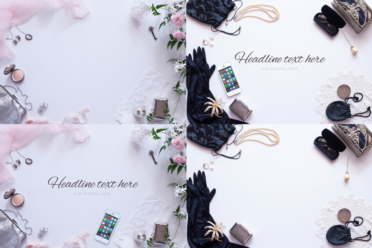14 Feminine Vintage Hero Images, a Product Mockup by RAPPIDLY (Photo 2 of 5)