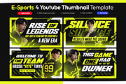 Esports YouTube Thumbnail Pack, a Social Media Template by OnurDemircan (Thumbnail 1 of 4)