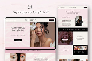 Squarespace 7.1 Template for Beauty, a Squarespace Template by ItsDianaDesign