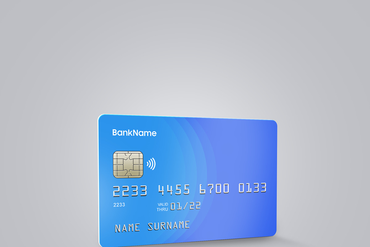 Realistic Credit/Debit Card Mockup, a Print Template by Propex (Photo 9 of 11)