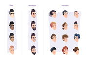 %SALE% -Cheerful Guy Creation Kit, an Object Graphic by VectorVision (Thumbnail 6 of 9)