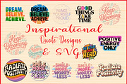 Inspirational Quote Designs & SVG, an Object Graphic by Gfx_Store (Thumbnail 1 of 15)
