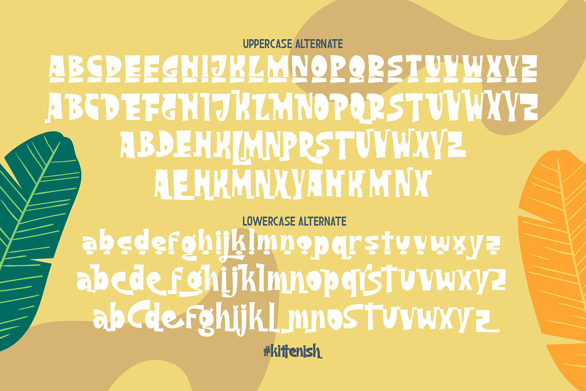 Kittenish - Playful Font, a Font by madeDeduk (Photo 10 of 14)
