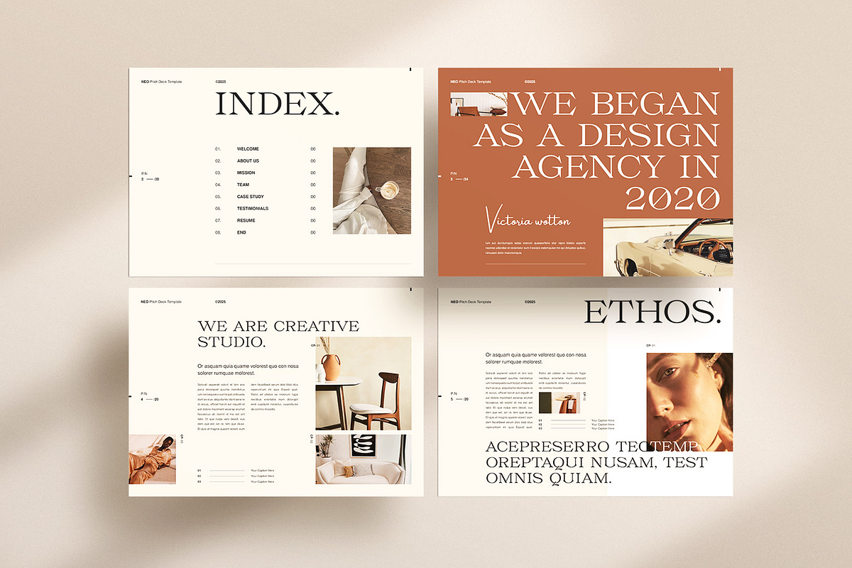 NEO | Pitch Deck Template, a Brochure Template by ArtisanaAura (Photo 6 of 14)
