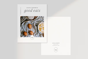 Minimal Cookbook Template Canva