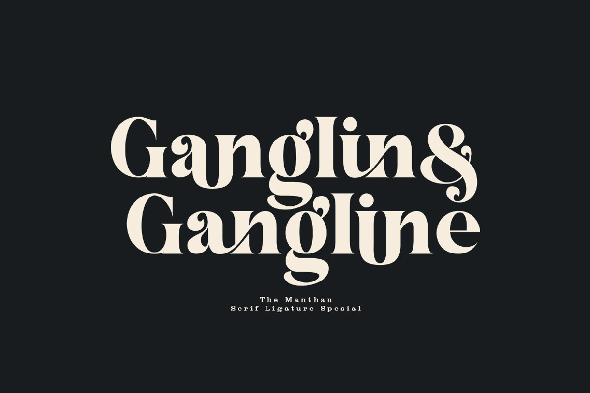 Manthan - Ligature Spesial, a Serif Font by IRF Lab Studio (Photo 3 of 9)