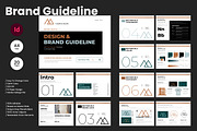 Brand Guideline Template Landscape, a Brochure Template by Slide-Agency (Thumbnail 1 of 2)