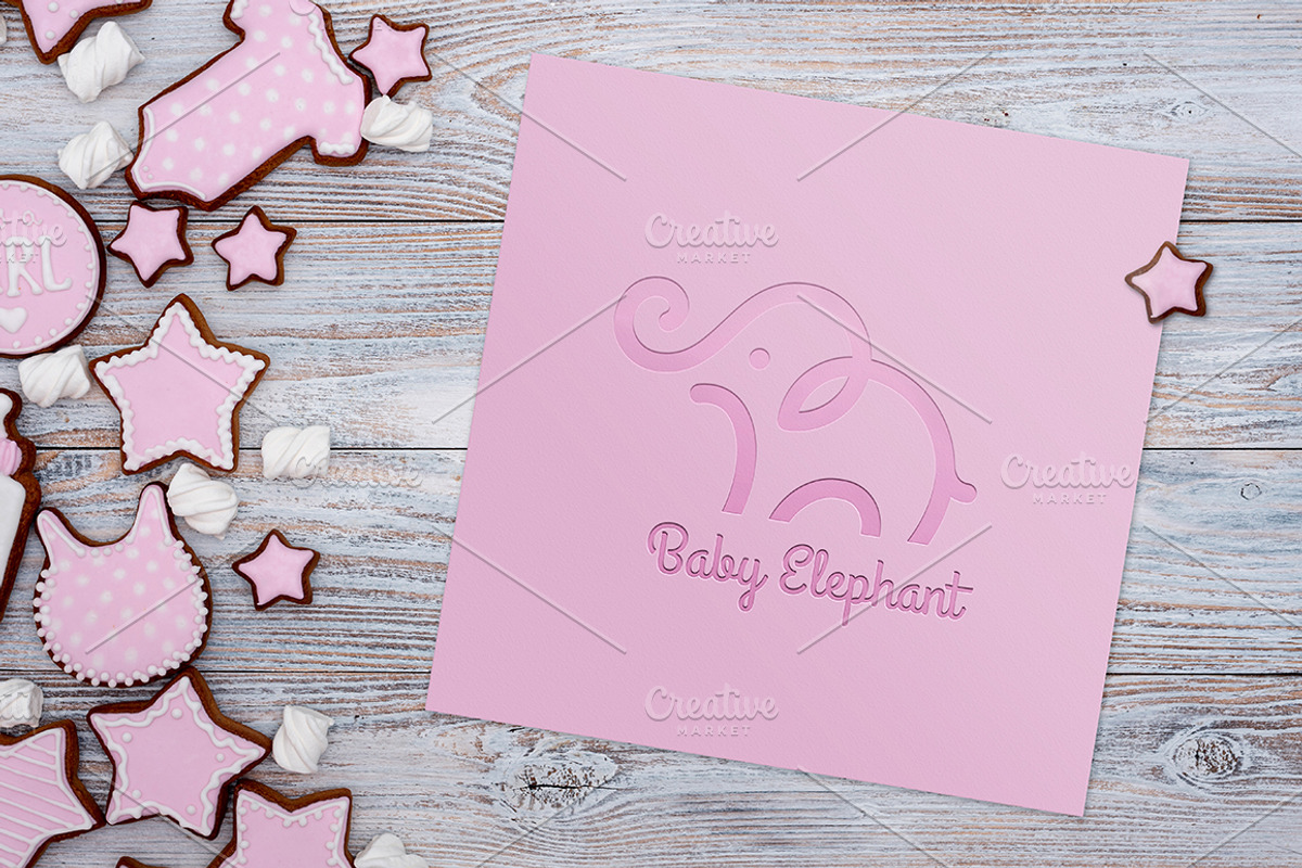 Baby Elephant Logo Template, a Branding & Logo Template by tetiana.svirska (Photo 4 of 4)