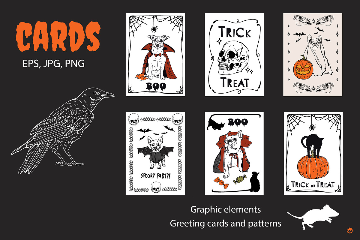 Happy pawloween, an Animal Illustration by Olillia (Photo 6 of 13)