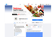Food Facebook Cover Bundle, a Marketing Template by Photoshop Action (Thumbnail 7 of 13)