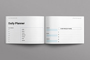 Weekly Project Planner Landscape, a Brochure Template by E-Type (Thumbnail 4 of 7)
