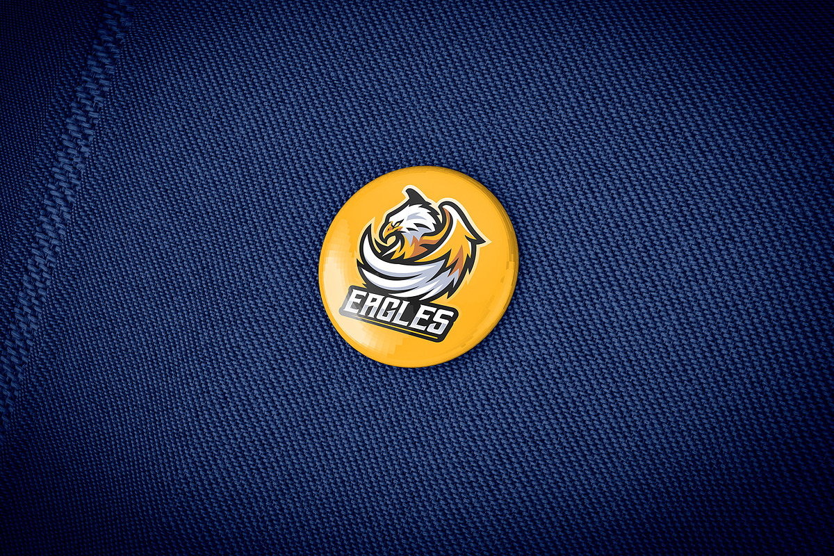 Pin Button Mockup - 8 Views, an Advertising Mockup by Illusiongraphic (Photo 6 of 23)