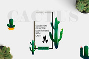 Illustrations with Cacti, an Illustration by Alyonka_lis (Thumbnail 1 of 9)