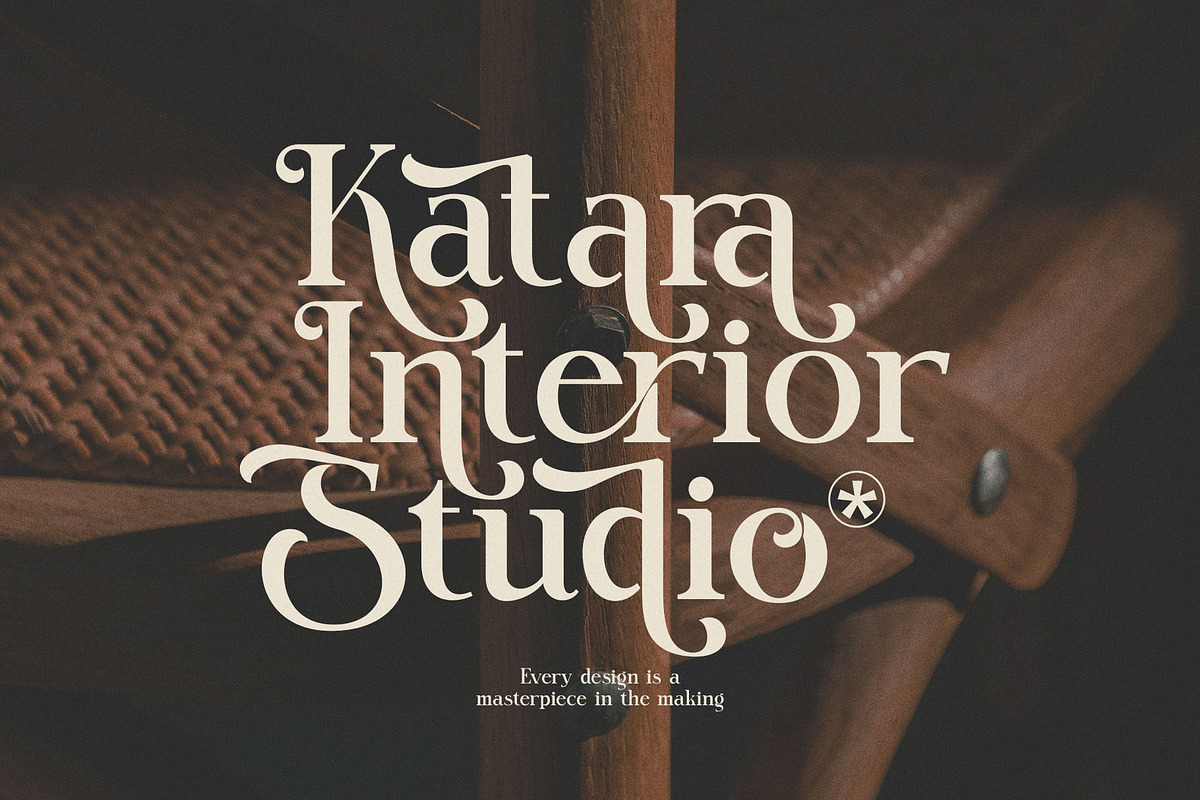 Ramita Johns Stylish Serif Font, a Serif Font by Perfectype (Photo 2 of 8)