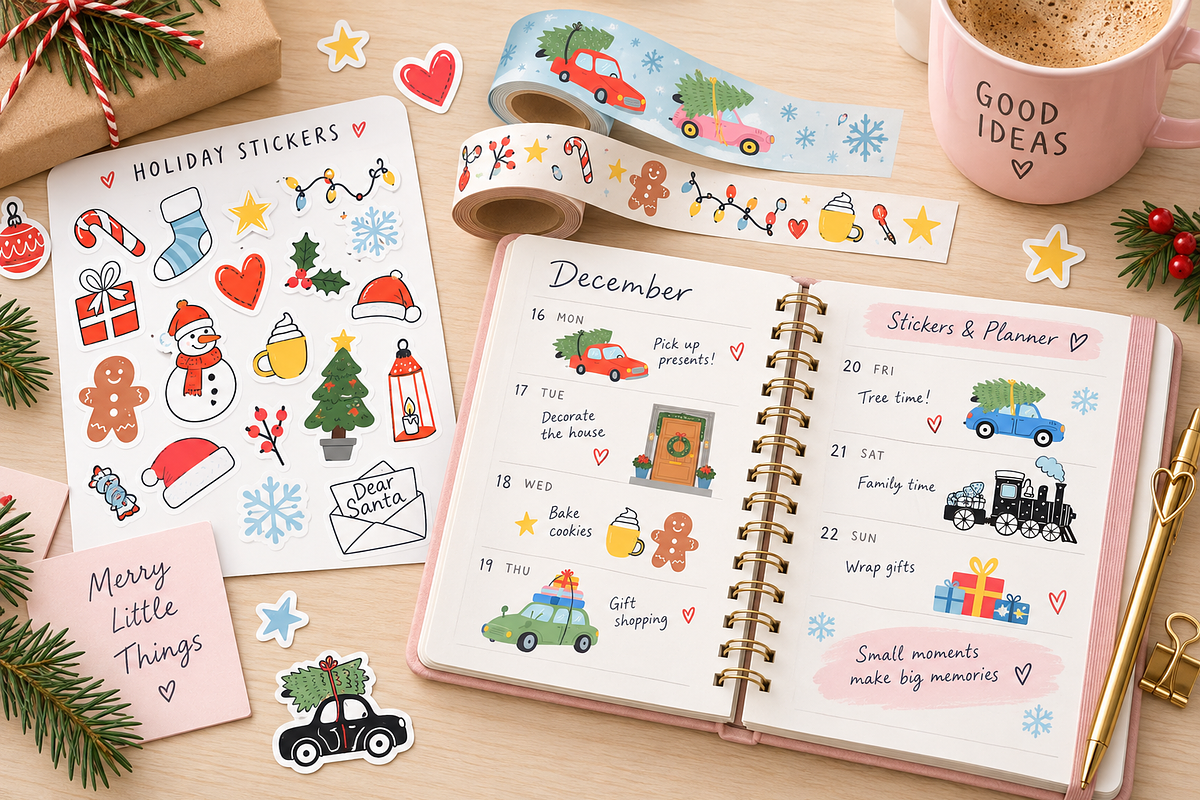 Whimsical Xmas Illustrations, a Seasonal Illustration by Anna Studio (Photo 6 of 12)