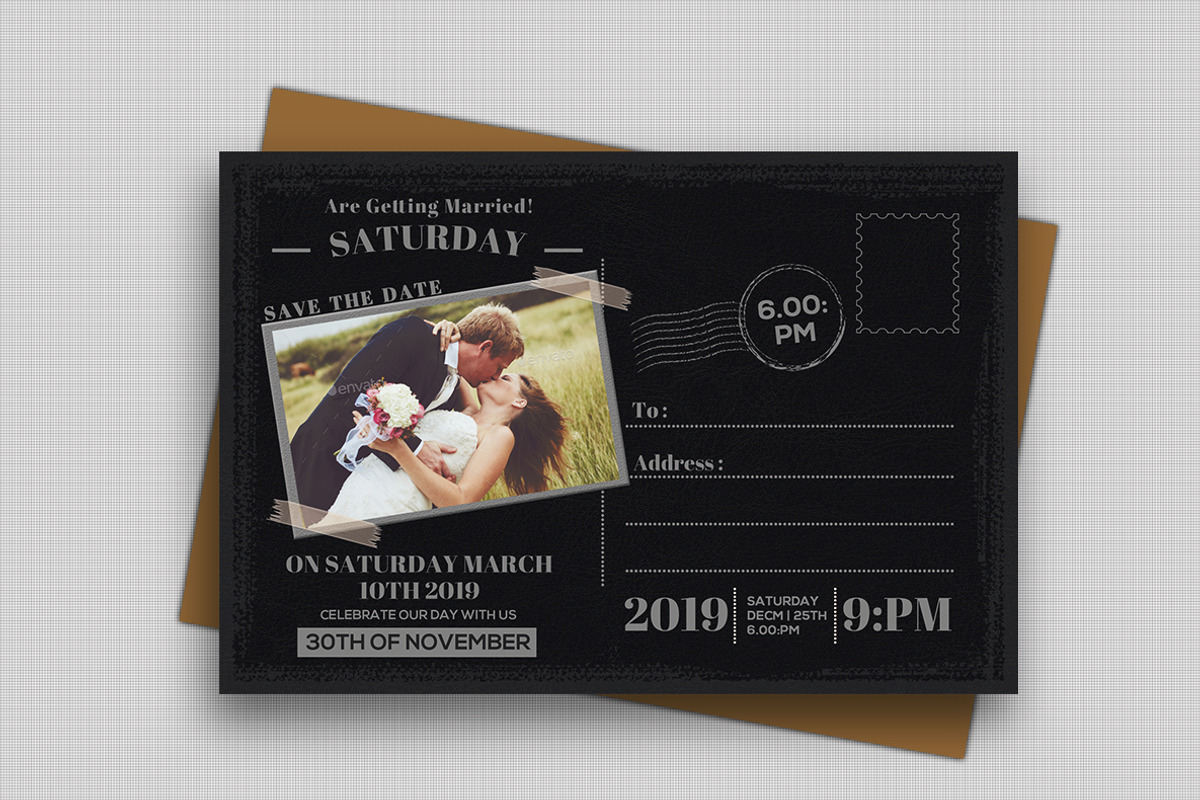 Wedding Invitation, an Invitation Template by AfzaalGraphics (Photo 4 of 4)