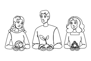 environment environmental, a Person Illustration by pikepicture