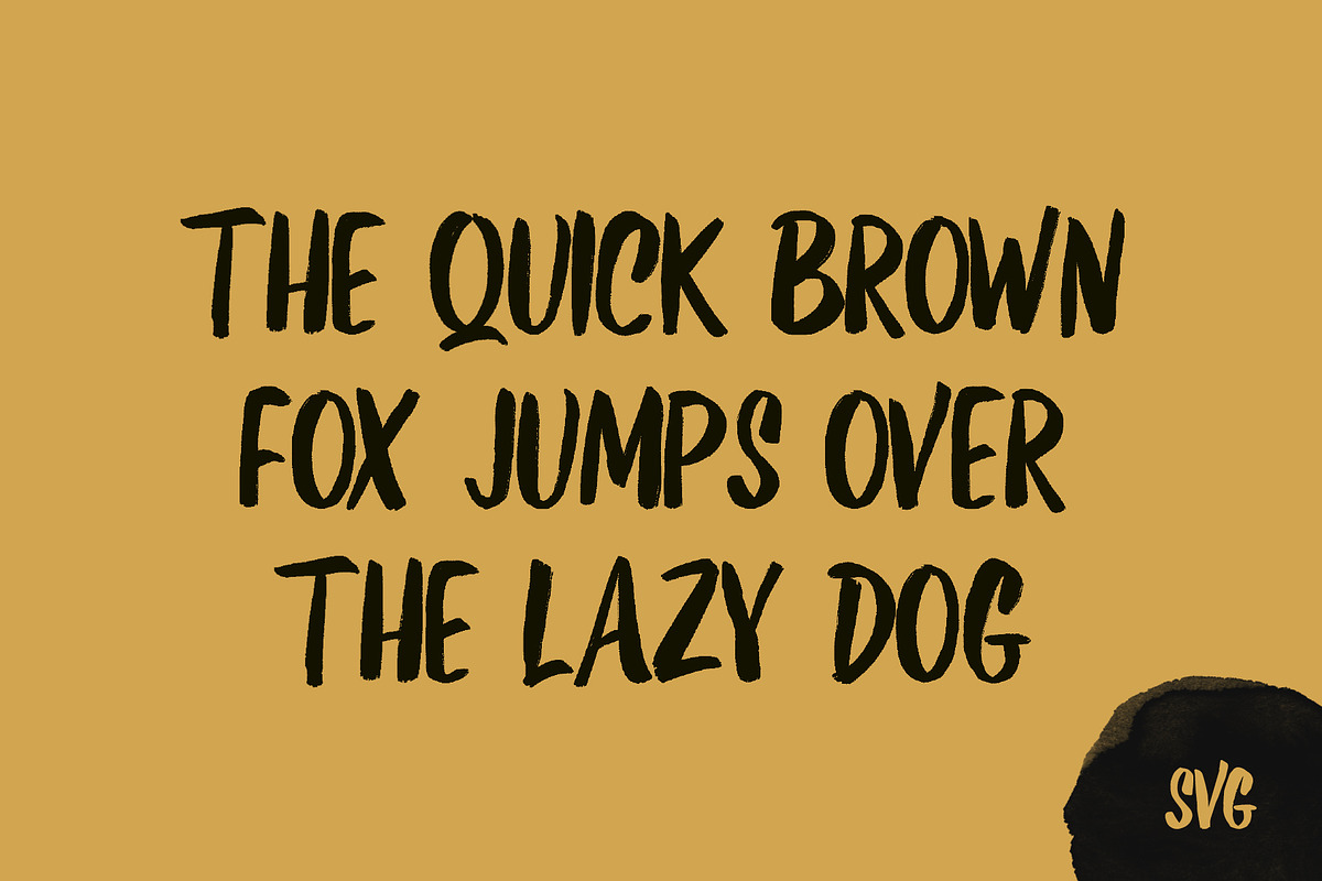 Kurashiki Brush font + SVG, a Script Font by Emyself Design (Photo 10 of 11)