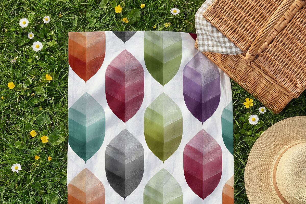 Picnic Tea Towel Mockup (PSD), a Household Mockup by 1001 mockups (Photo 14 of 18)