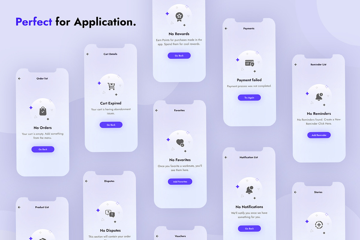 Empty States, an UI Kit Template by Youme Techworld (Photo 2 of 6)